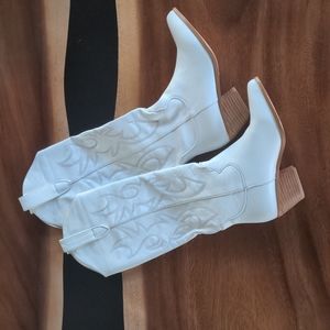 White Cowboy Boots